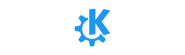 Blue KDE Logo